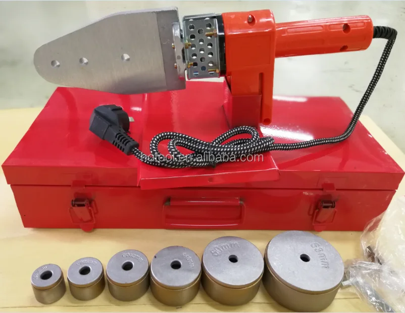 

PPR Pipe Welding Machine 20-63mm, fusion Welder, Plastic Welder