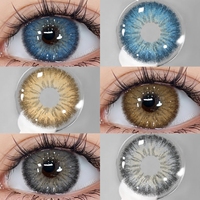 EYESHARE Natural Color Contact Lenses 2pcs Fashion Blue Lenses Gray Pupils Lens Brown Beautiful Pupil Green Lens Yearly 14.5mm
