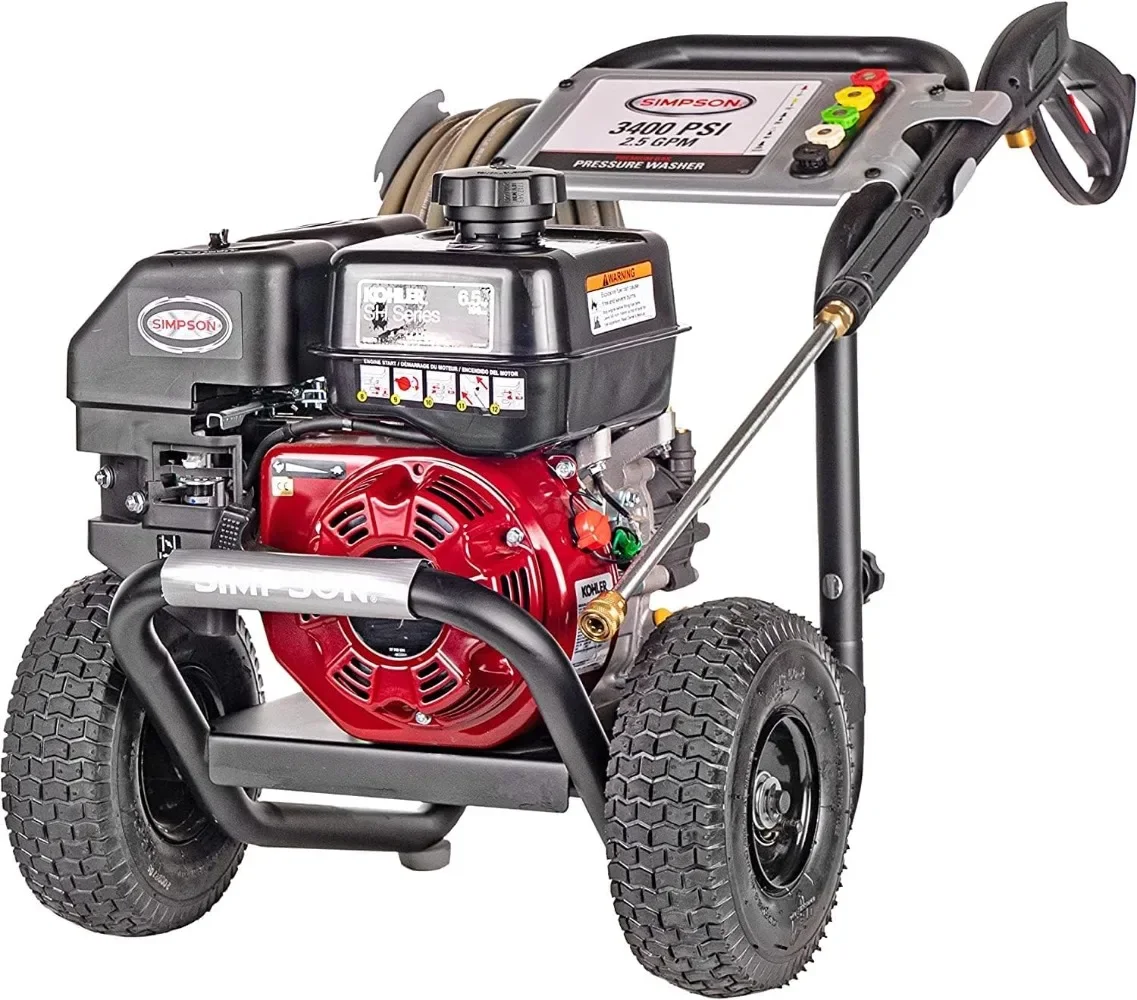 Cleaning MS61084-S MegaShot 3400 PSI Gas Pressure Washer, 2.5 GPM, Kohler SH270, Includes Spray Gun and Extension