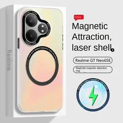 For OPPO Realme GT 6 6T Case Hard Laser Slim Magnetic Protective Back Cover Case For OPPO Realme GT Neo 6 6SE GT6 Phone Shell