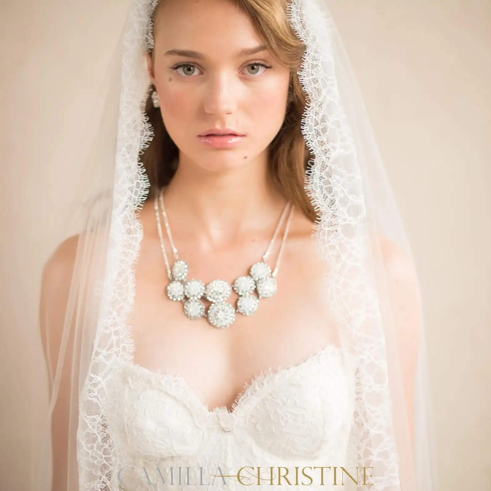 

Lace Mantilla Bridal Veil Chantilly Lace Wedding Veil Eyelash Lace Edge Scalloped Cathedral Handmade Custom Length