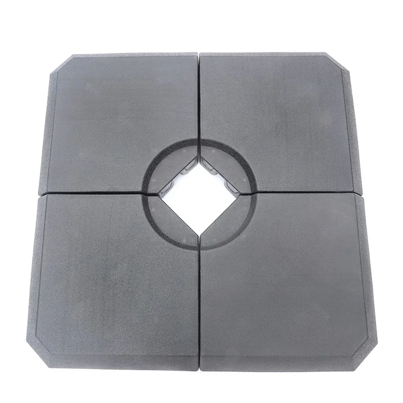 Floor-inserted Umbrella Base, Plastic Adjustable Base for Outdoor Beach Parasols, Large-capacity Umbrella Base in Yang Courtyard