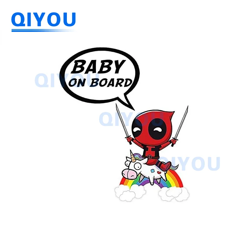 Creative Baby on Board Signs Car Sticker for Reflective Die-cut PVC Decals on Car Body and Windshield Trolley Cases