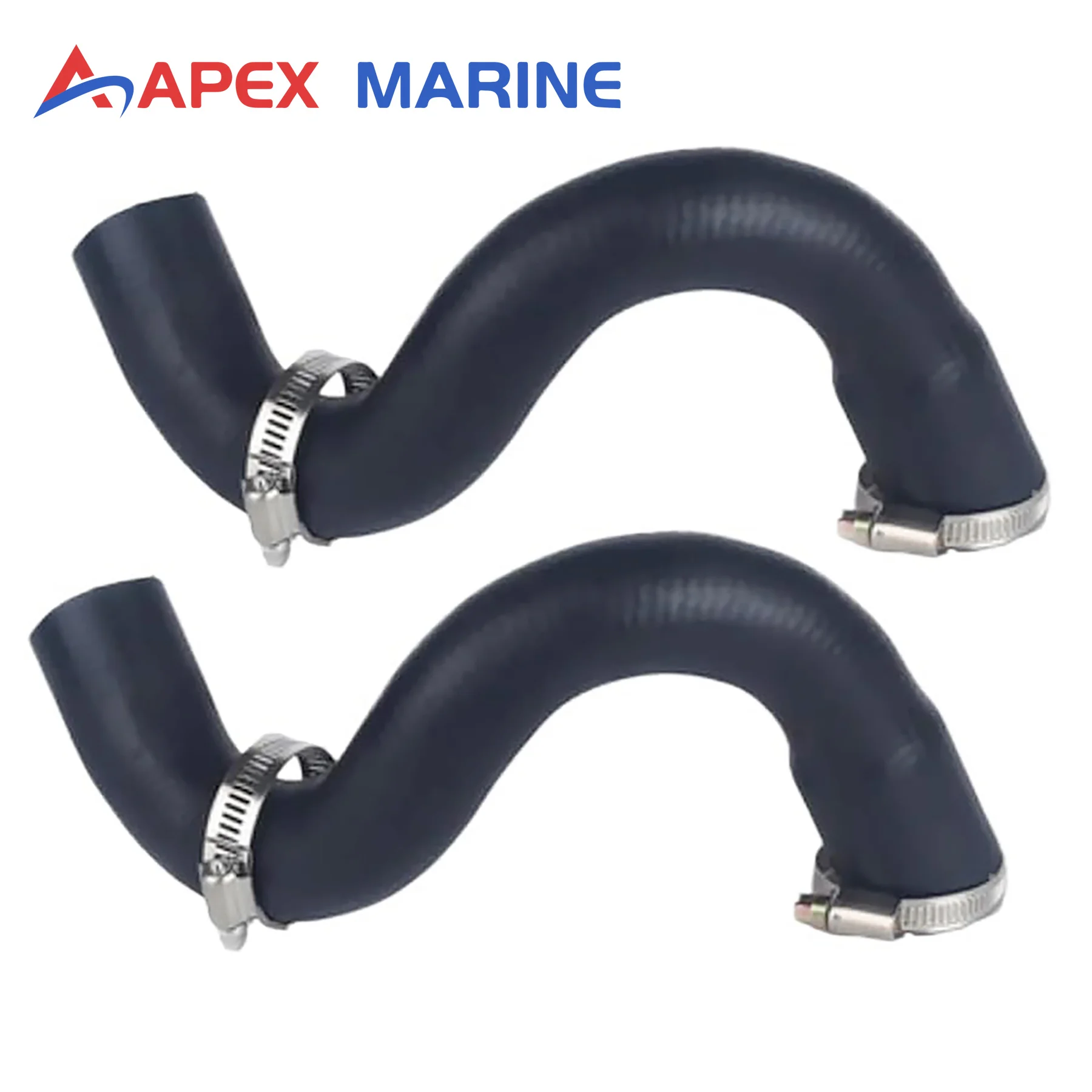 2 Sets Water Hose Kit 876632 Fits Volvo Penta TMD31D TAMD AD31 KAD KAMD DP DPX SP-C1 5.0L 5.8L Stern Drive 875847 854555