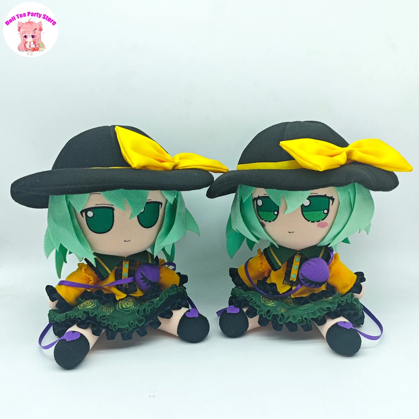 

Плюшевая кукла-подушка Touhou Project Series Komeiji Koishi Fumo Kawaii Girl, 20 см, аниме, мультяшная, сидячая, плюшевая игрушка-талисман, кукла-маскот