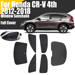 Custom Full Cover Car Window Sunshade For Honda CR-V 4th 2012 - 2018 CRV Privacy Blind Curtain Front Windshield 2013 2015 2016