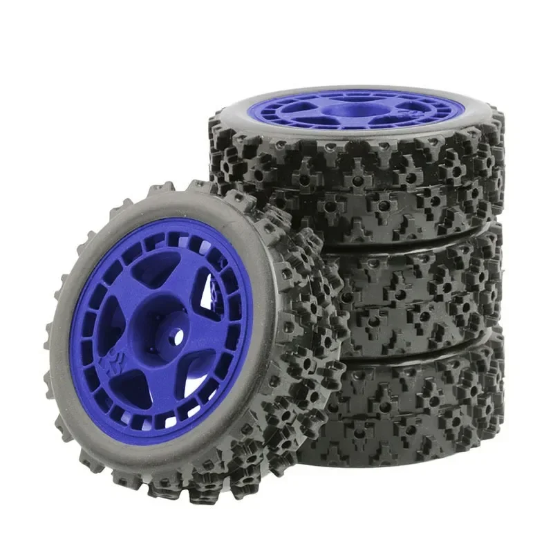 RC Model car 1/10 flat running road racing tire strong grip and wear-resistant 70MM nylon hub For WLtoys 144001 144002  MJX 1620