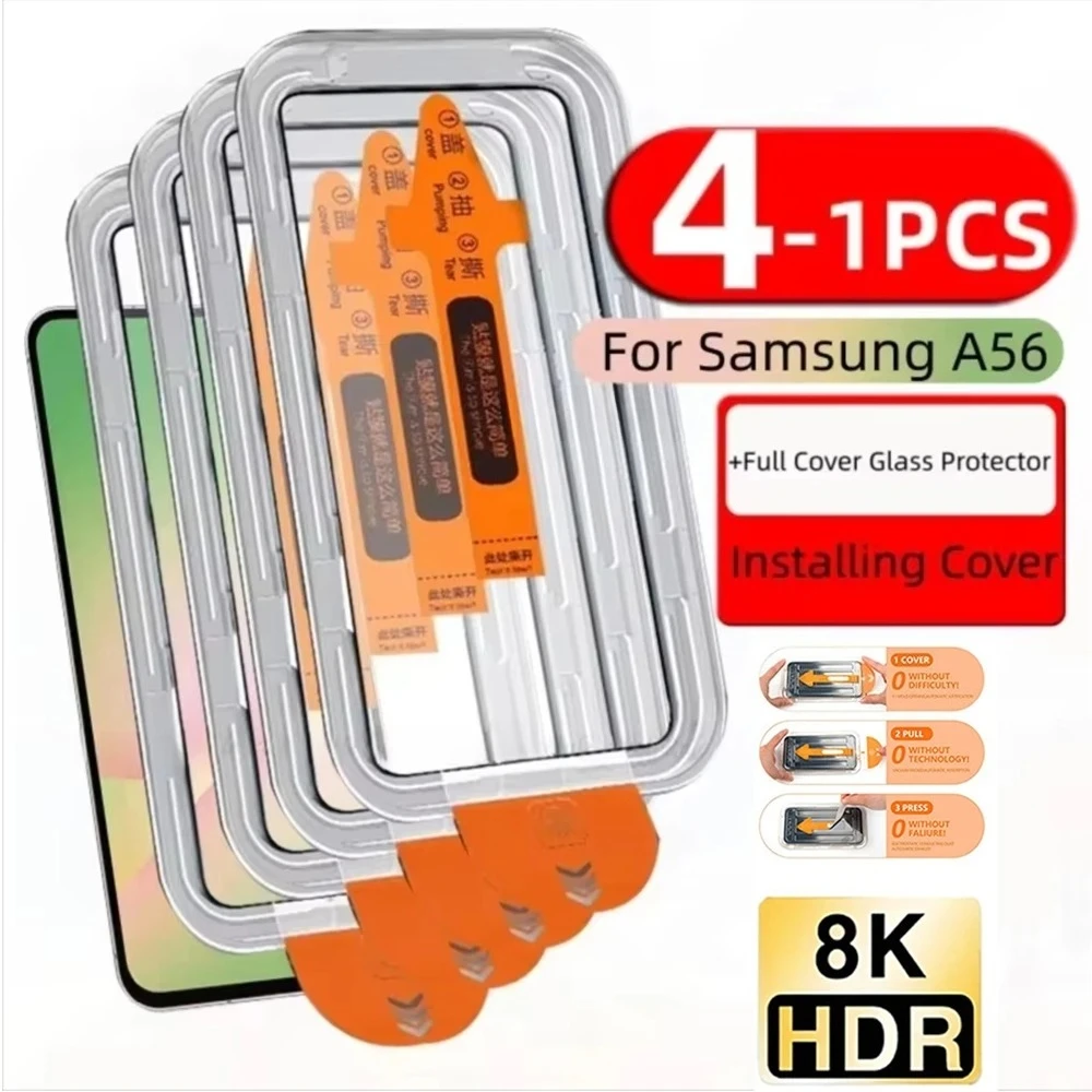 

For Samsung A56 5G Screen Protector Samsung A56 A55 A54 A53 A51 A50 A52S A36 A35 A34 A26 A15 A16 A25 A24 A23 Tempered Glass Film