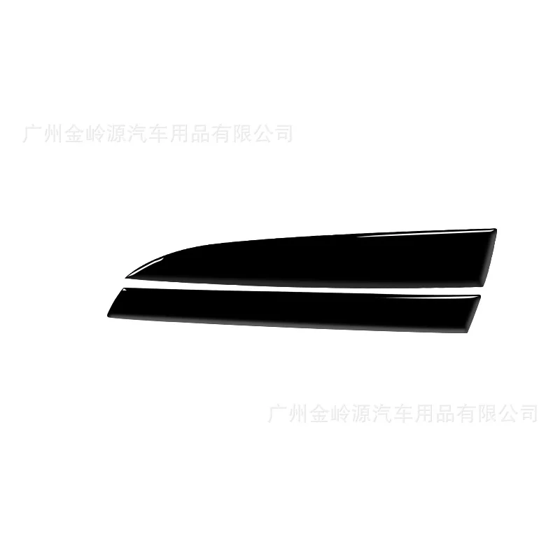For 11-17 BMW X3 Car Interior Modification Piano Black Passenger Dashboard Decorative Sticker