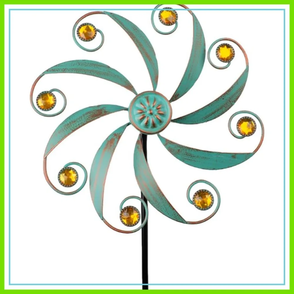 

Metal Wind Spinner, Outdoor Wind Sculptures, Garden Pinwheels for Yard Decor