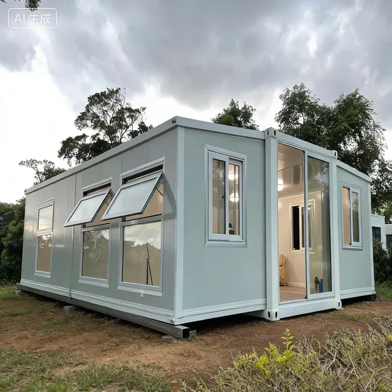 Eco Friendly 20Ft 40Ft Container Expandable Prefabricated House Bathroom Villa Prefab Living Mobile Home Casa Contenedor