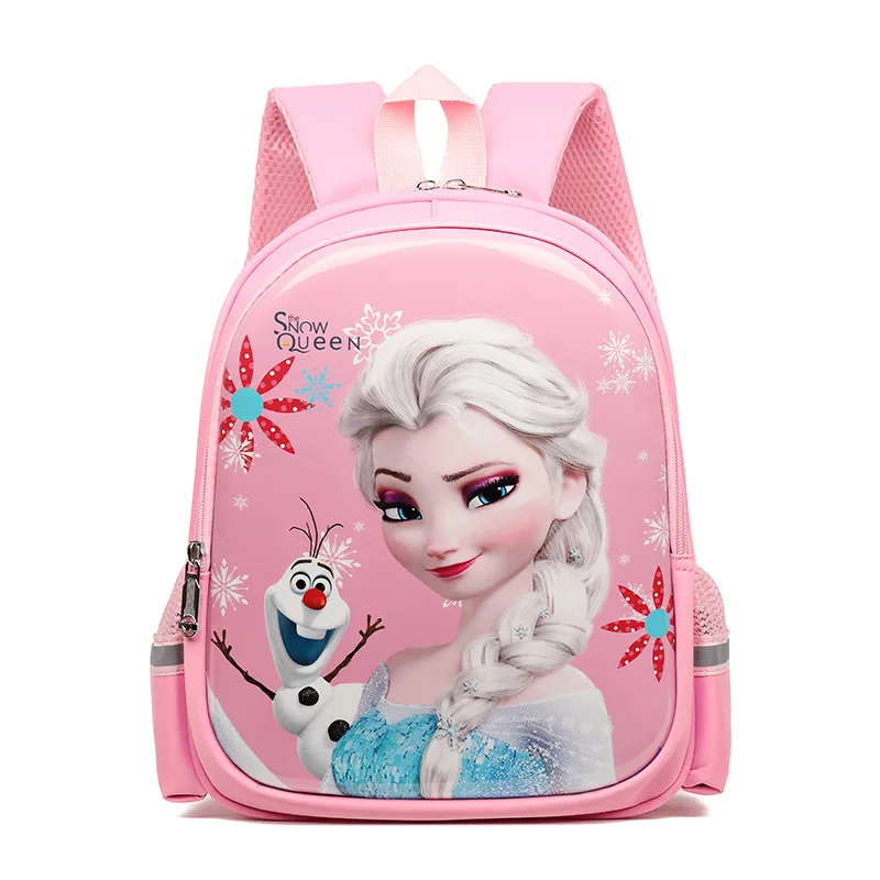 Disney Princess Elsa Cartoon Kitt zaino per bambini 2024 Summer Cute Lightweigh zaino per studenti a doppia tasca di grande capacità