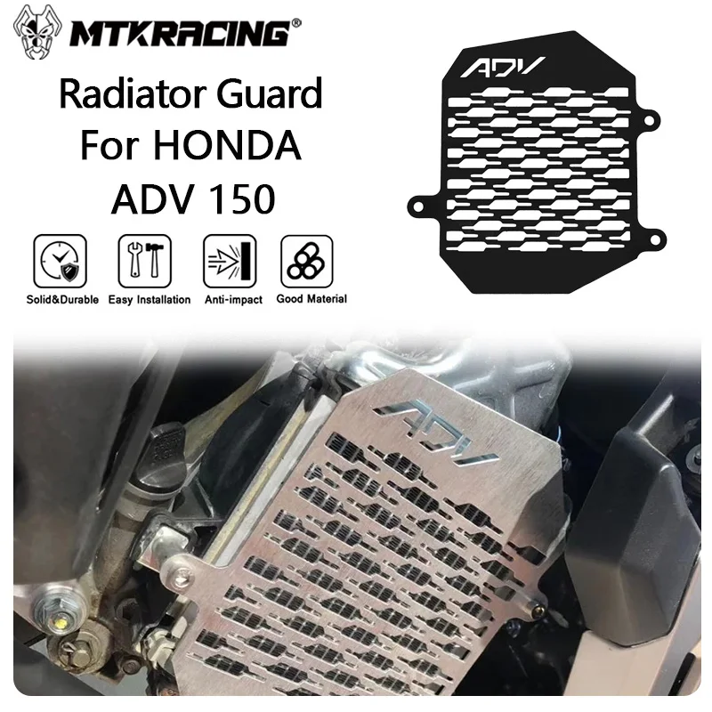 

MTKRACING Radiator Guard For HONDA ADV 150 2019-2021 Motorcycle Accessories Radiator Protective Cover Grill Guard Protector