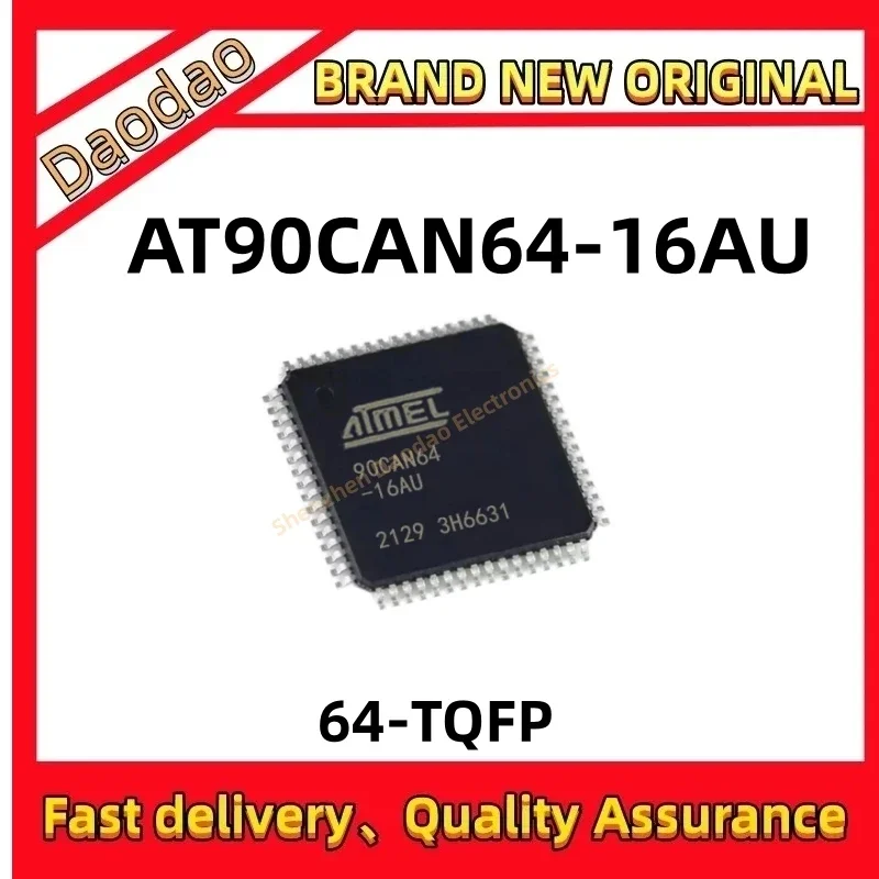 

AT90CAN64-16AU TQFP64 Embedded 8-bit microcontroller MCU semiconducting Quality Brand New