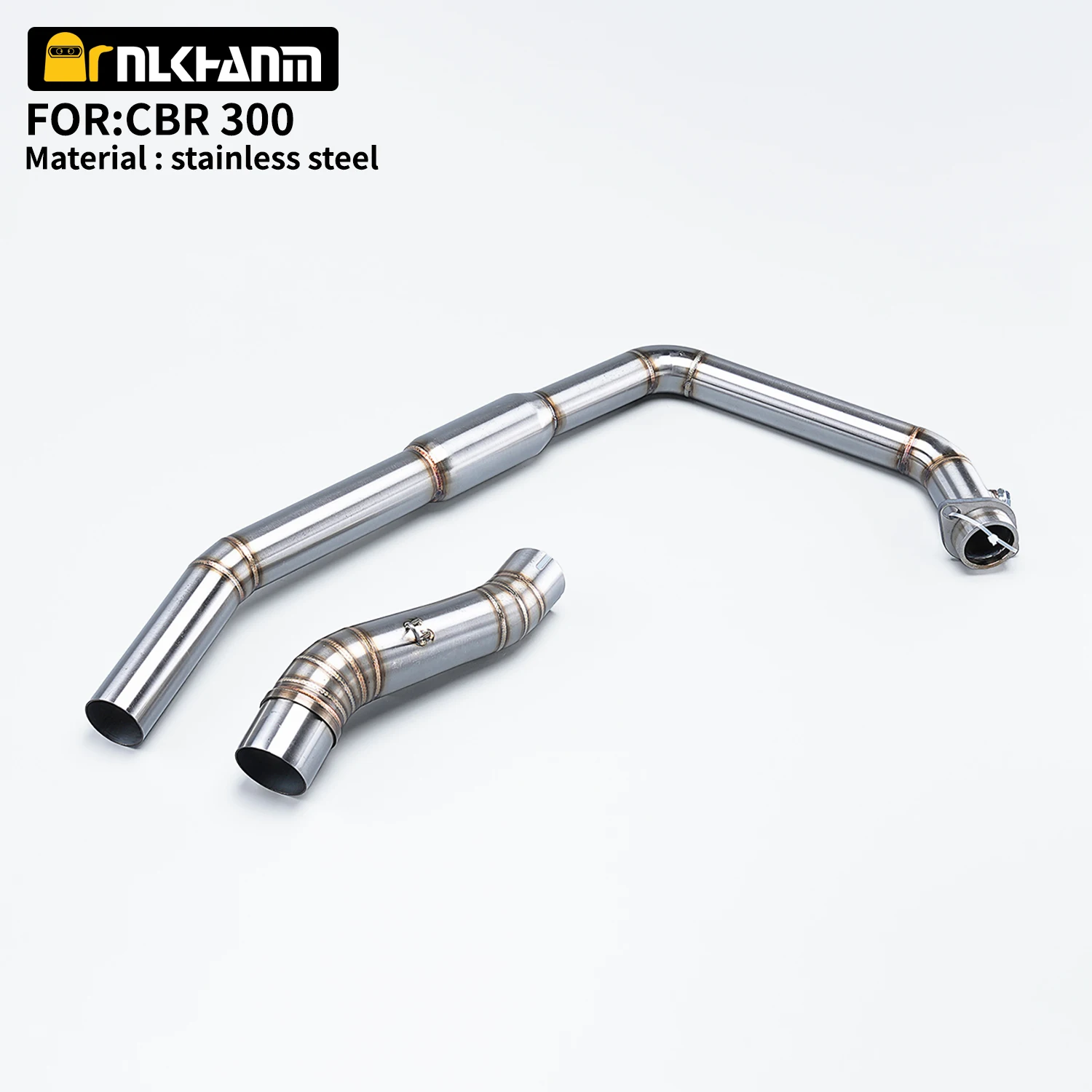 

Для CBR300 CB300R CBR 300 CB 300R 51 мм выхлопная система мотоцикла без шнуровки локть для мотоцикла передняя средняя труба для гонок