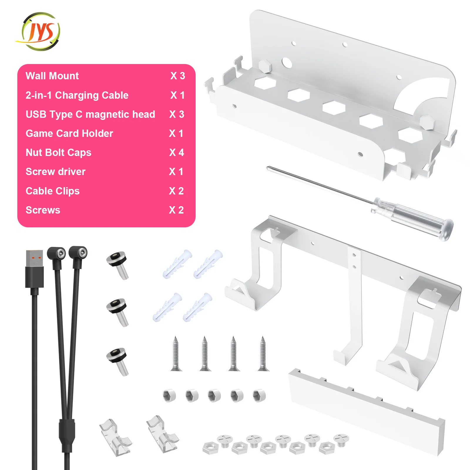 Wand halterung für Nintendo Switch/Nintendo Switch oled Host Wand halterung Speicher unterstützung für ns oled Spiele konsole