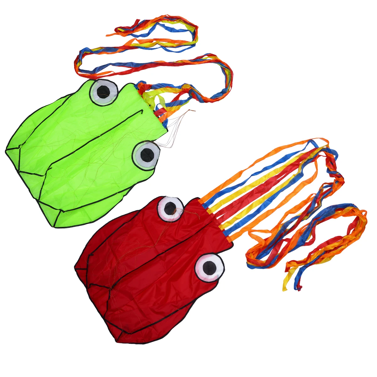 

2pcs Soft Octopus Kite Frameless for Kids Kites Outdoor Toys Eye Protection Family Fun Flying Beach Park Child