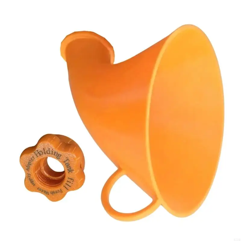 M76E Campingplatz-Wassernachfülltrichter mit Adapter, Wassereinfülltrichter für Anhängertanks – Detail 8