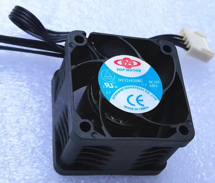 New For Top Motor DF124028BU -C High Speed Fan 4028 4cm Fan Dual Ball 4-Wire Pwm 13000RPM 12V 0.85a