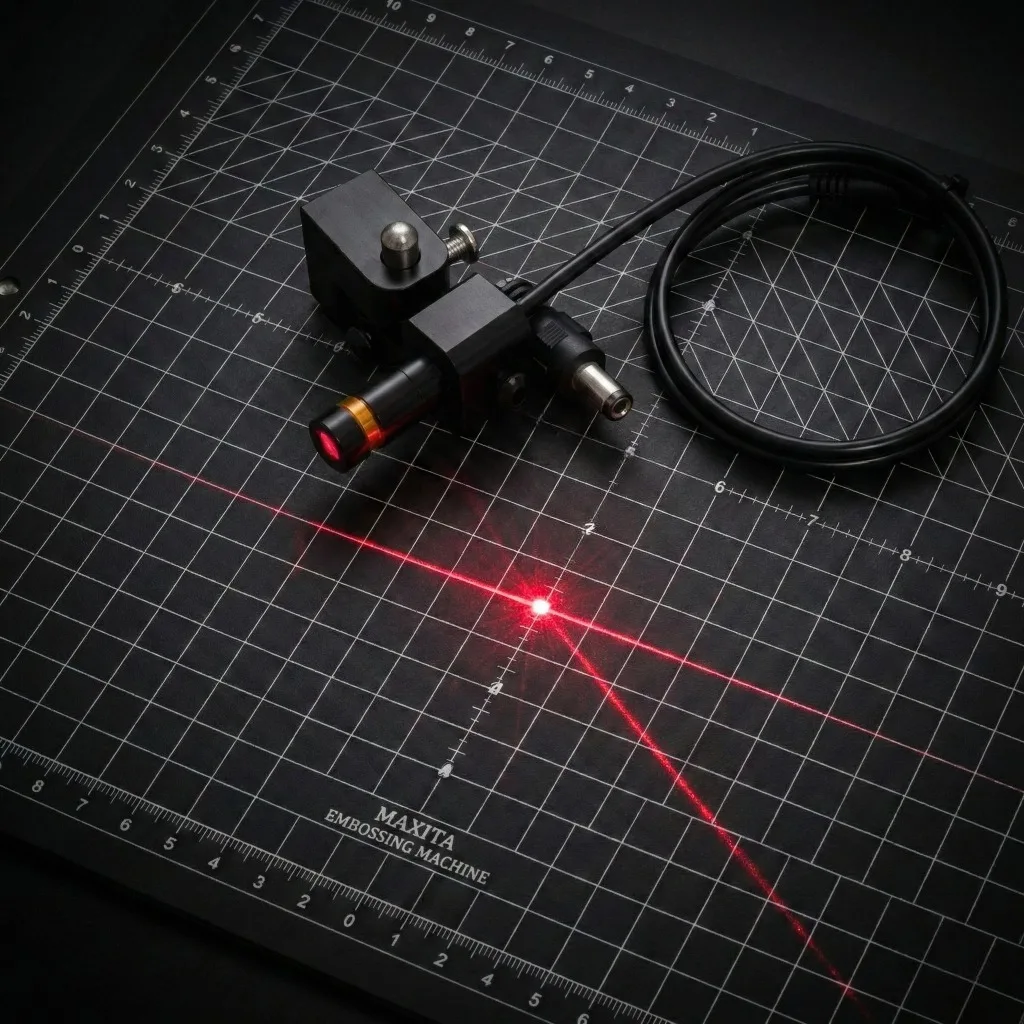 

MAXITA Infrared Laser Positioner for EC-17 Hot Foil Stamping Machine Leather Craft Embossing Alignment Locator Tool