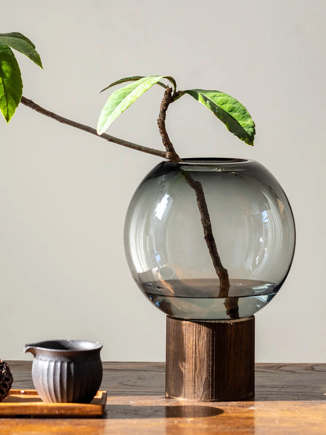 

Modern Minimalist Glass Flower Vase Transparent Flower Decoration Living Room Dining Table Tea Room Decorative Ornament