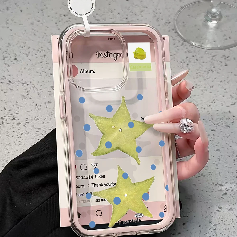 Green Polka Dot Starfruit Candy Color Phone Case For Samsung Galaxy S26 Ultra S25 S23 FE S24 Plus A57 A36 A55 A17 A16 A07 Cover