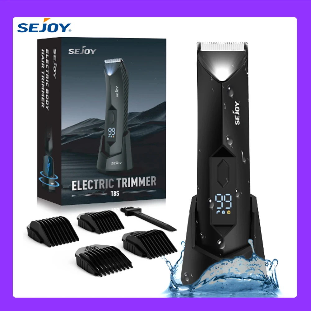 

SEJOY Hair Trimmer Men Facial Beard Body Grooming Kits Electric Hair Clipper Nose Ear Trimer Rechargeable