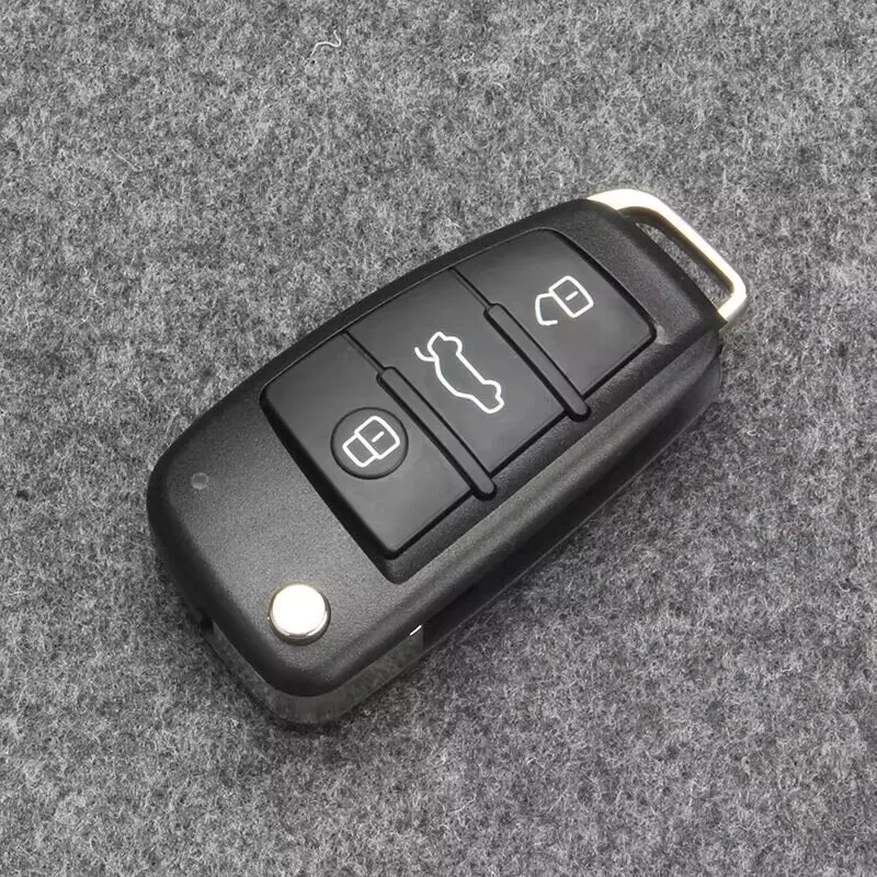 Ersatz Folding Flip Remote Auto Schlüssel Shell Fall 3 Taste Fall für AUDI A4 A6 A8 Keine Klinge für KD VVDI Fernbedienungen Schlüssel Shell – Detail 1