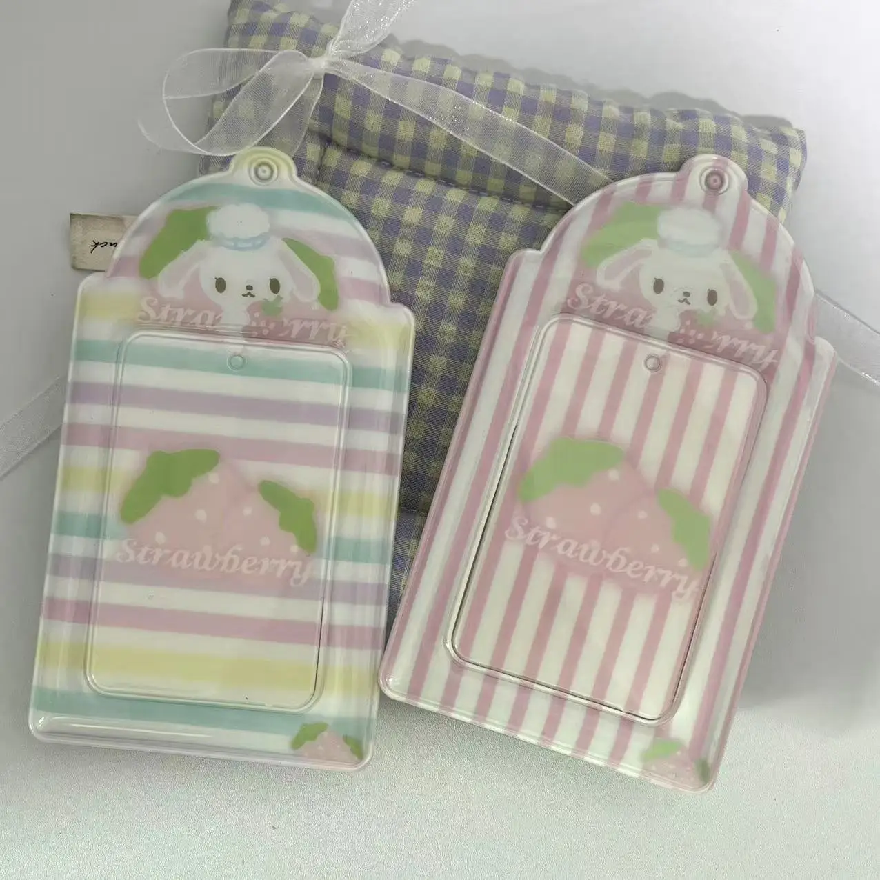 Kpop Photocard Holder, 3 Inch Cute PVC Photo Card Holder fof Kpop Album Idol Card Credit ID Bank Card (No Photocard)