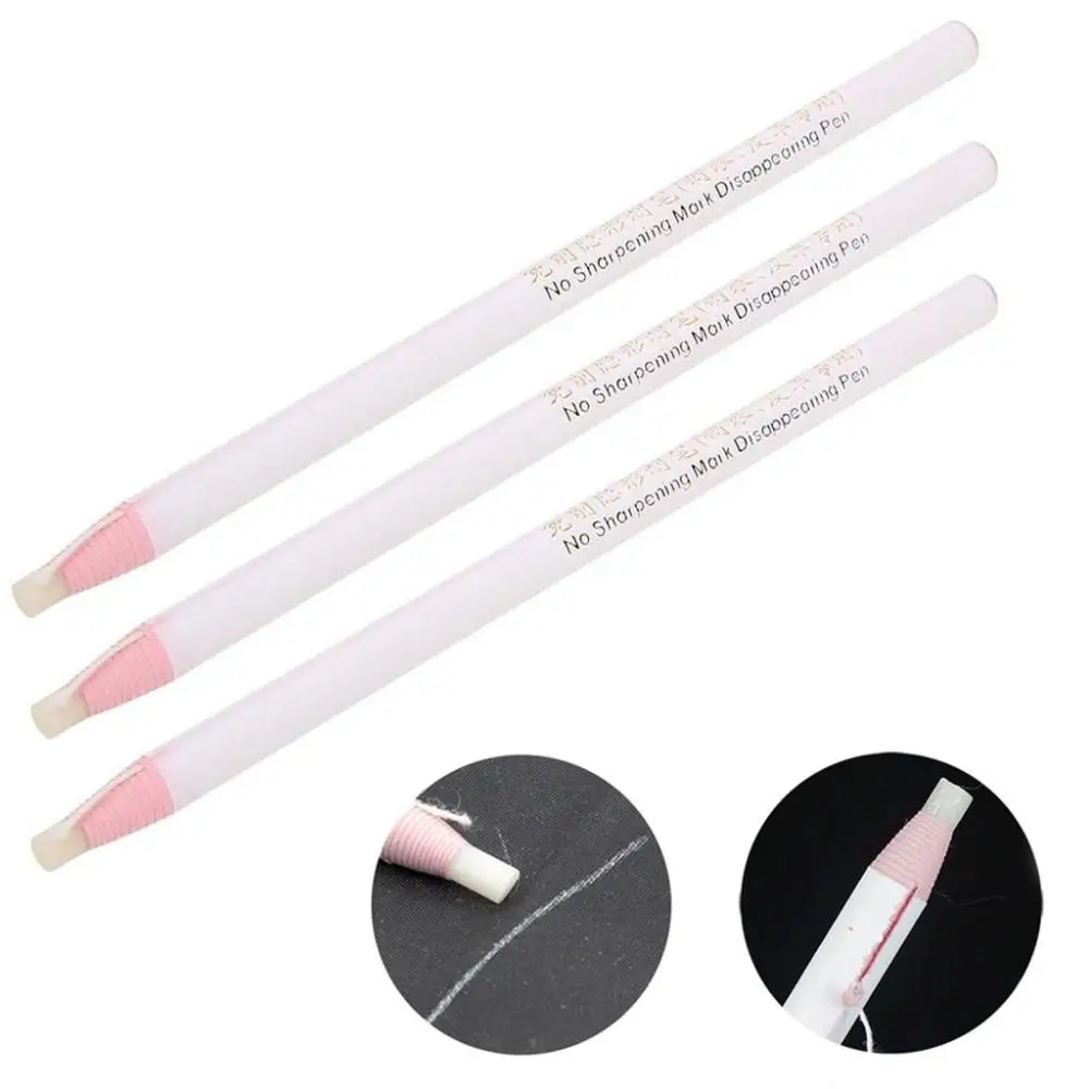 No Need Cutting White Color Craft for Dressmaker Marking DIY Erasable Pen Sewing Accessories Tailor's Chalk Sewing Mark Pencil