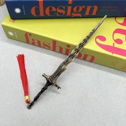 22cm Sacred Relic Sword Marika Elden Metal Weapons Ring ER Game Replica Model 1:6 Action Figure Accessory Collectible Decoration