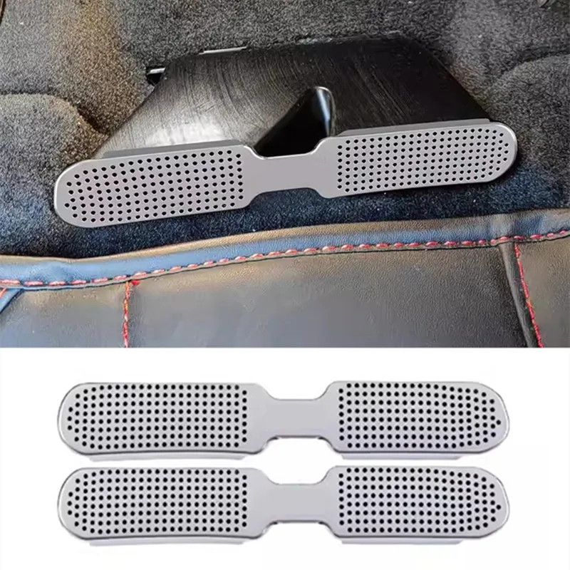 

Car Seat Under Air Vent Cover Air Conditioner Vent Dust Cover stainless steels For BMW i3 I01 2020-2023 Auto Accessories