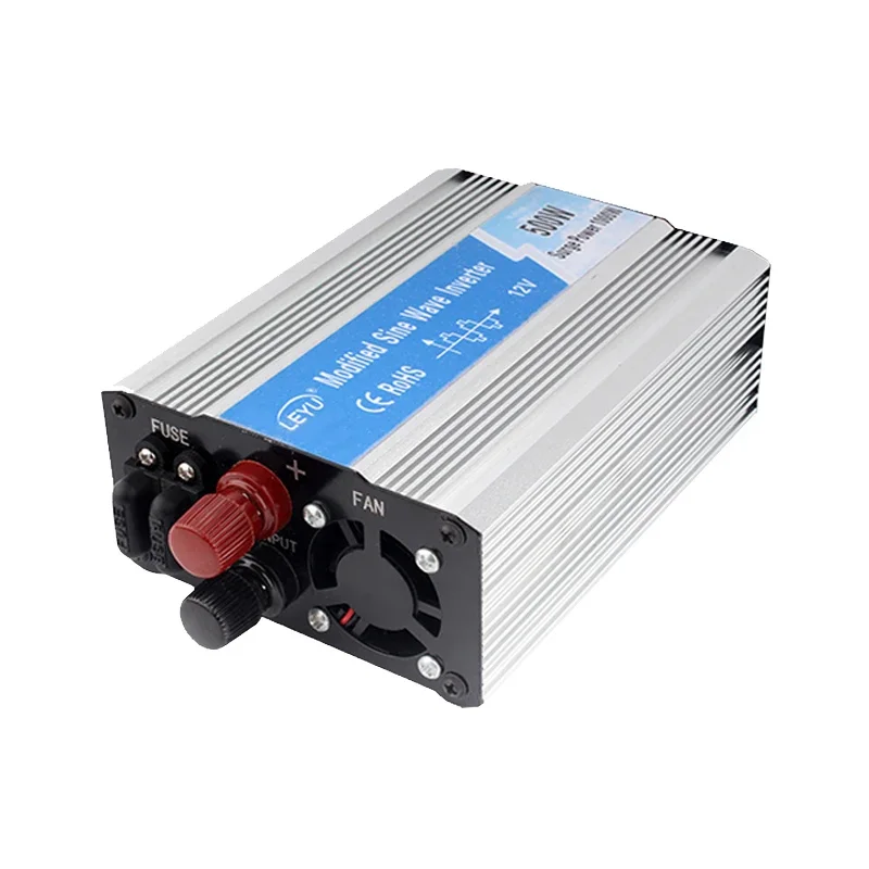 OPIM-500 DC do AC 500W zmodyfikowana fala sinusoidalna 12V 24V 48V do 110V 220V falownik słoneczny