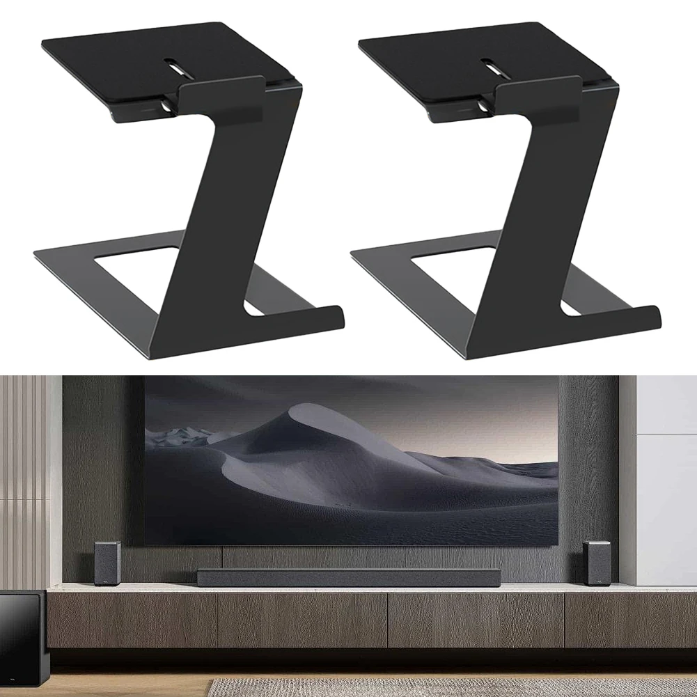 C Shaped Design Speaker for Stand Desk for Organized Setup Supports Up to 10 kg with Adjustable Depth for Different Sizes