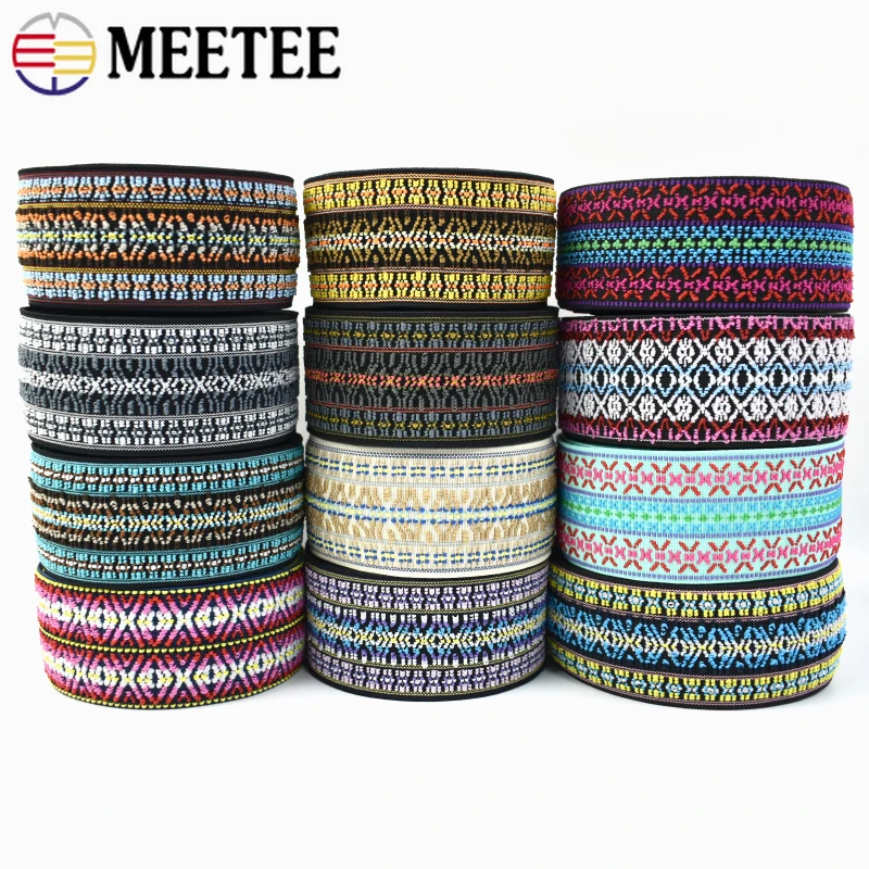 

1-5Meters 50mm Jacquard Elastic Band Clothes Stretch Ribbon Pants Belt Garment Decorative Rubber Bands DIY Sewing Accessories