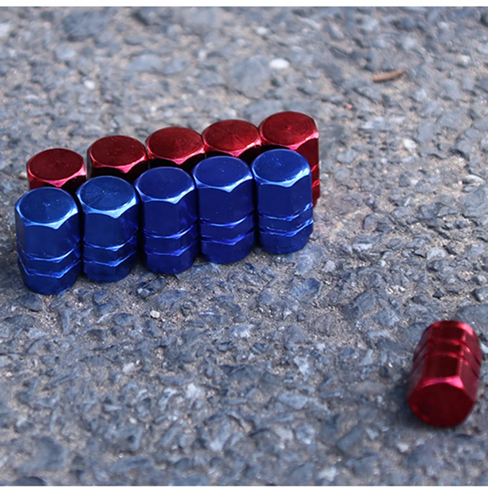 

4 pcs Aluminum Valve Caps Durable Cover Dustproof Waterproof Tire Stem Protectors For Cap Cars Trucks