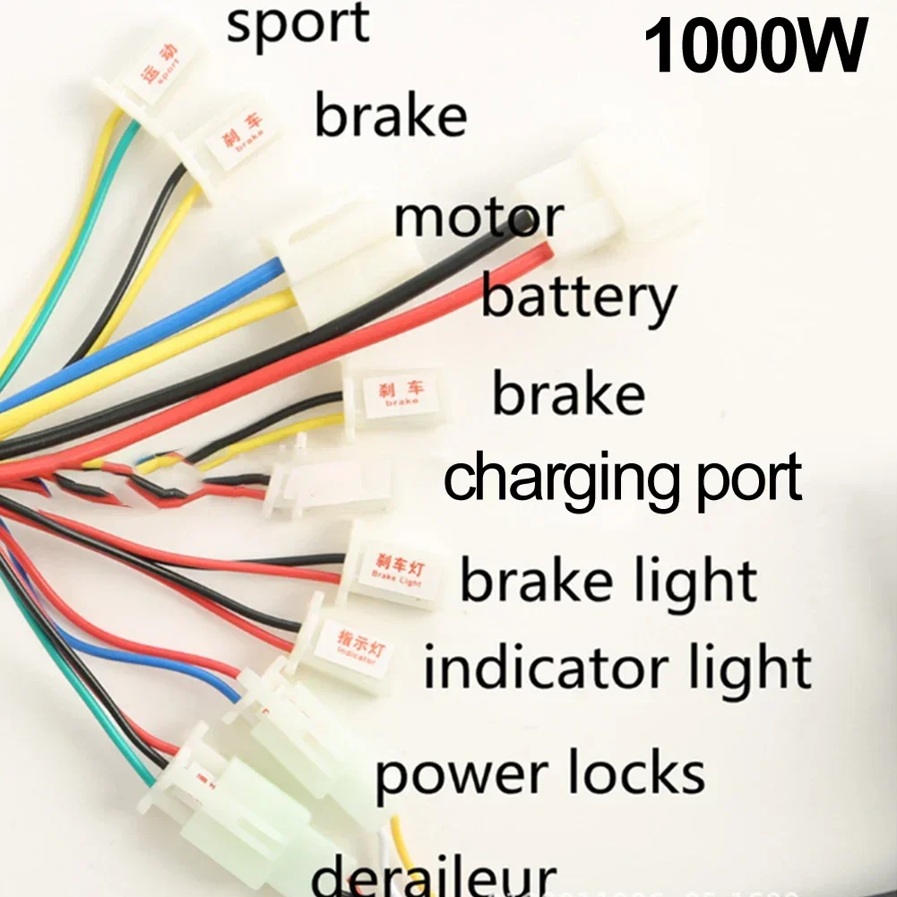 Controlador de cepillo de 24-48V, juego de empuñaduras de acelerador para un fácil acceso y Control, pantalla de dígitos, disipación de calor, alta eficiencia