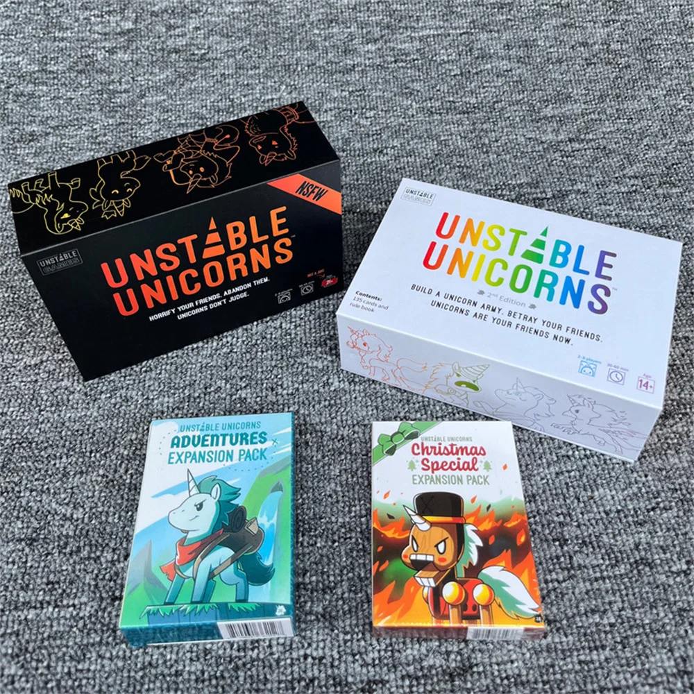 Tarjeta de juego de mesa con núcleo de unicornios y dragones NSFW Rainbow Uncut Legend, paquete de expansión, segunda edición, nuevo