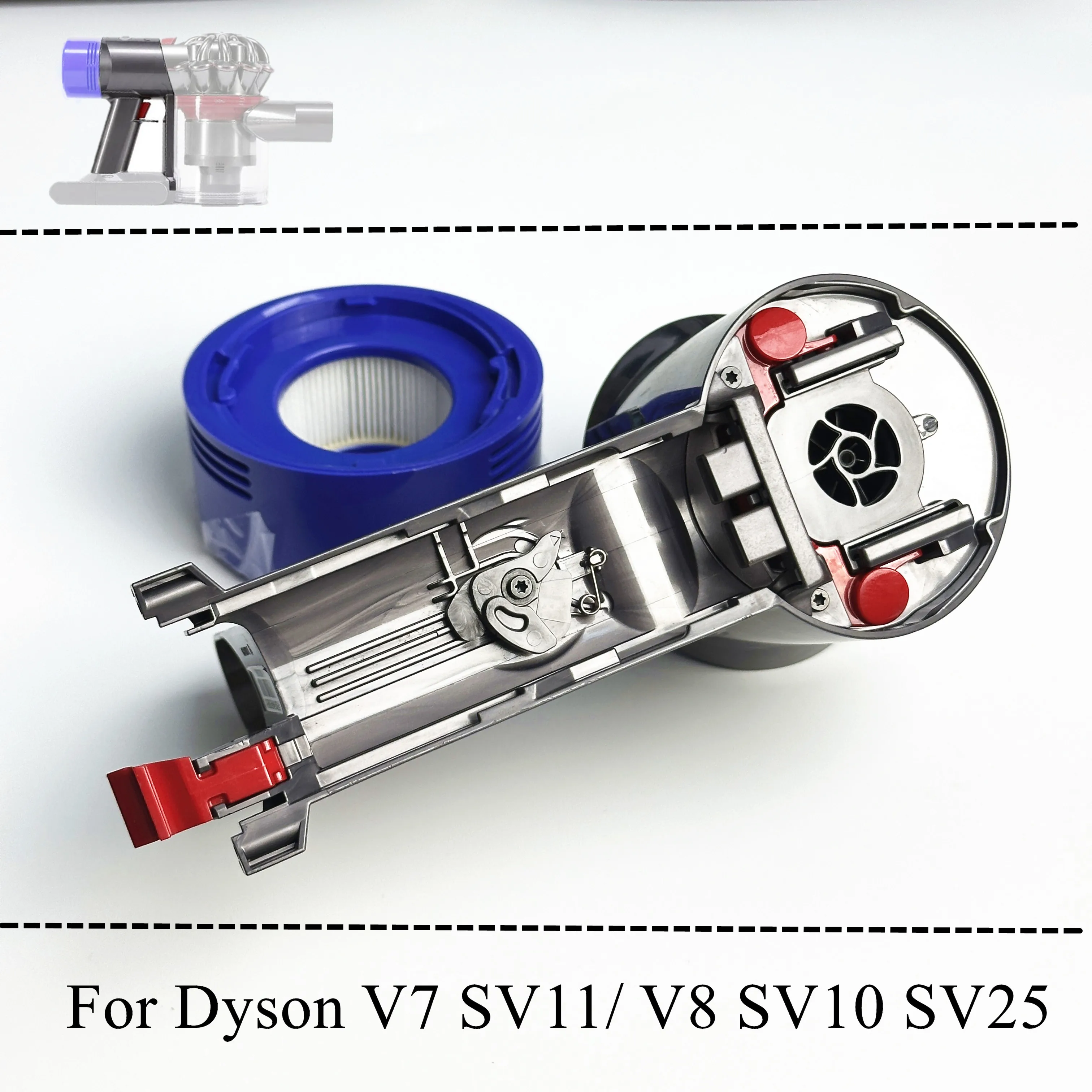 Original Motor Assembly for Dyson V7 SV11/ V8 SV10 SV25 Vacuum Cleaner Motor Robot Vacuum Cleaner Accessories
