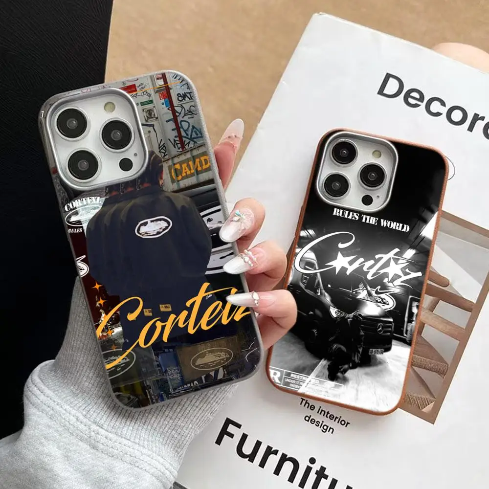 

The World-C-Corteizs Phone Case For iPhone 17 16 15 14 Plus 16E 13 12 11 Pro Max X XS Max XR 7 8 SE2 Protection Shockproof Cover
