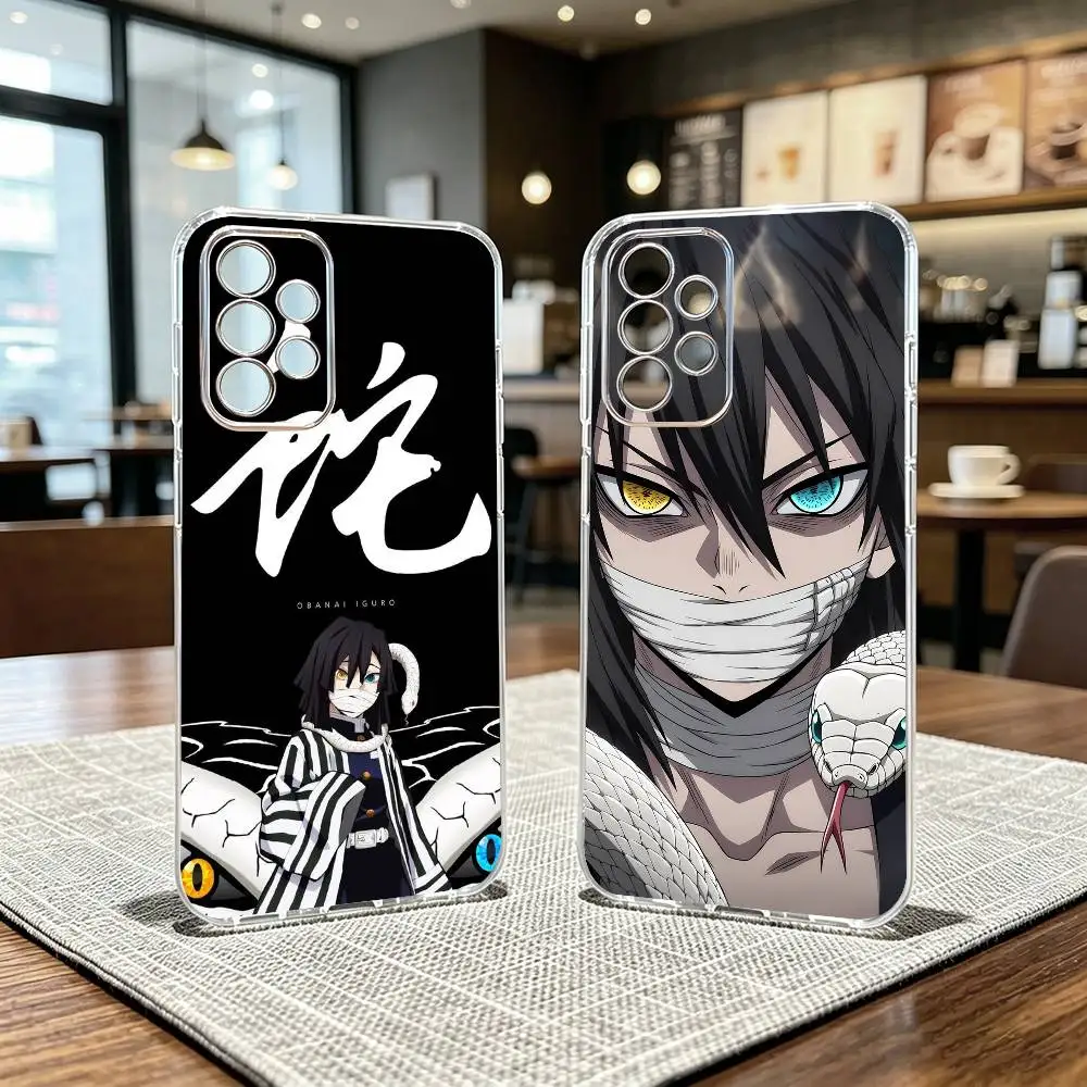 

Demon Slayer Obanai Phone Case For Samsung S25,S24,S21,S22,S23,S30,Ultra,S20,Plus,Fe Transparent Cover