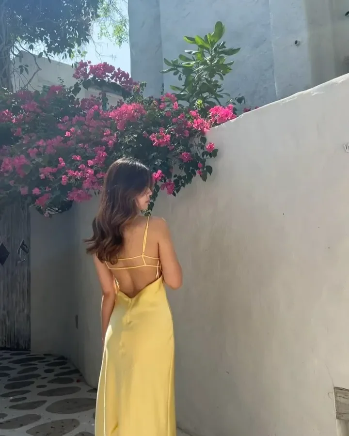 Women Solid Satin Sling Long Dress Casual Backless Sleeveless V-neck Pleated Gowns 2026 Summer Vacation Evening Party Robes