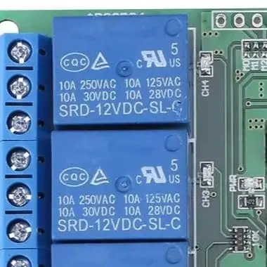 AD22B04 12V 4 Channel Tone Signal Decoder Relay Board For Phone Remote Control Security Alarm Industrial Automation