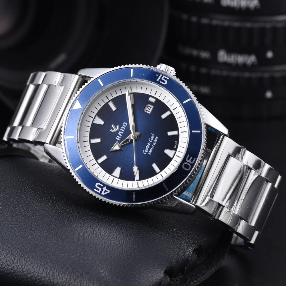 Bild 6: Klassische Neue Topseller AAA Rado Original Markenuhren für Herren Klassische Multifunktions-Quarzuhr Luxuriöse Business AAA Herrenuhren