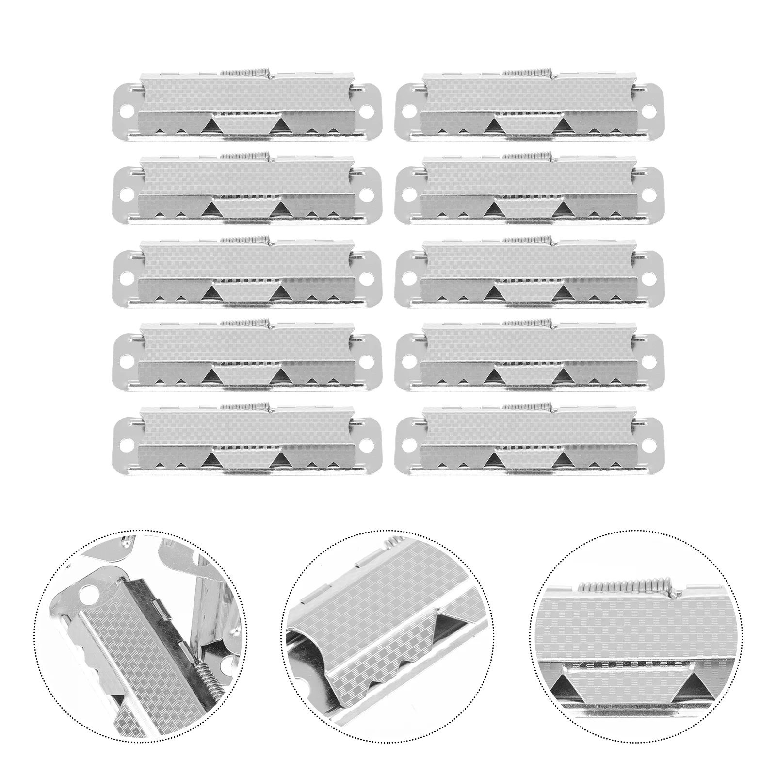 

10 шт., зажимы для заметок, планшеты для обмена, держатель для ручек, папка, зажимы для файлов из цинкового сплава, офисный переплет