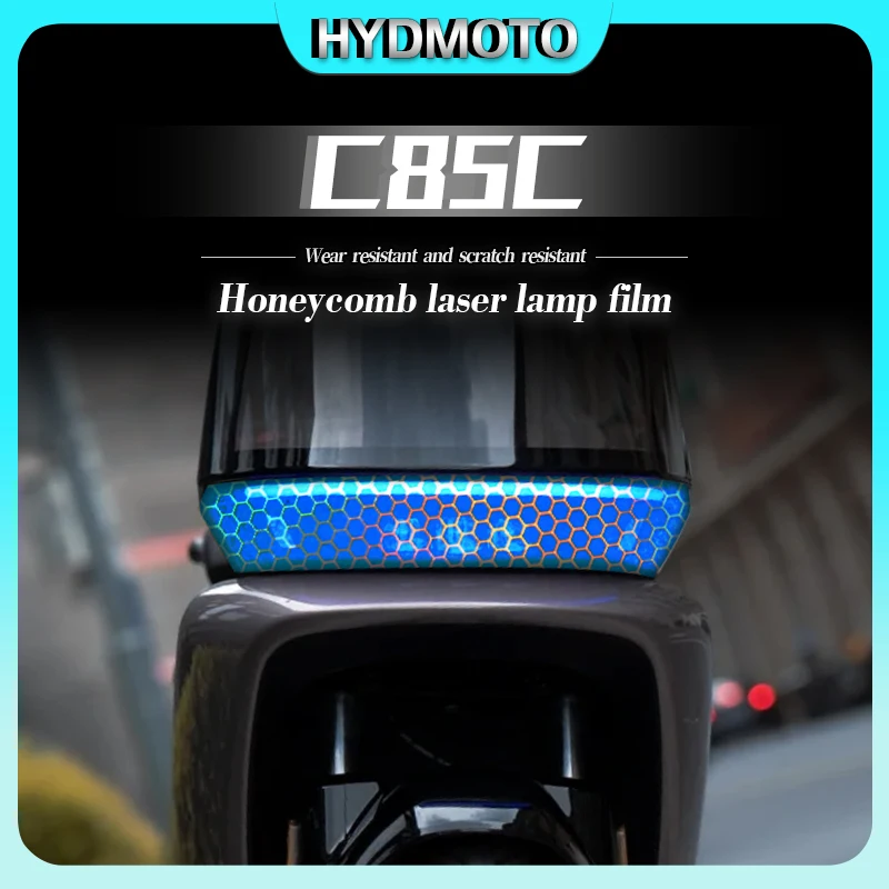 For Ninebot C85C 2024 Motorcycle Headlight Tail Light Film Honeycomb Laser lamp Film Car Transparent Protection Film Accessories