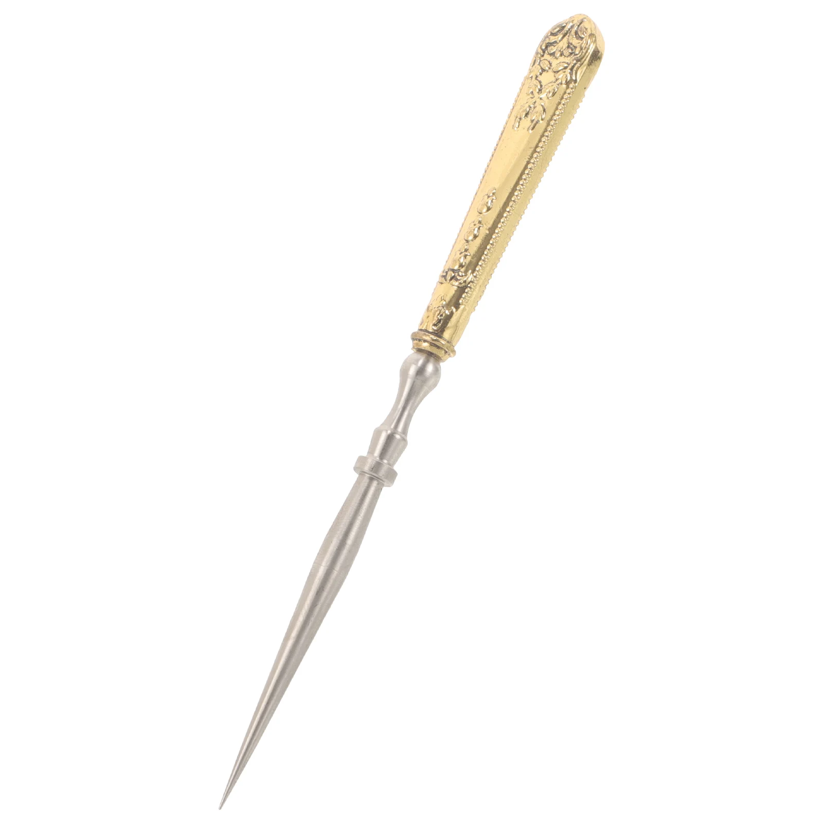 

Vintage Sewing Awl Tool Sewing Repair Tool Shoe Crafting Golden Boxed Long Lasting Durable Multipurpose