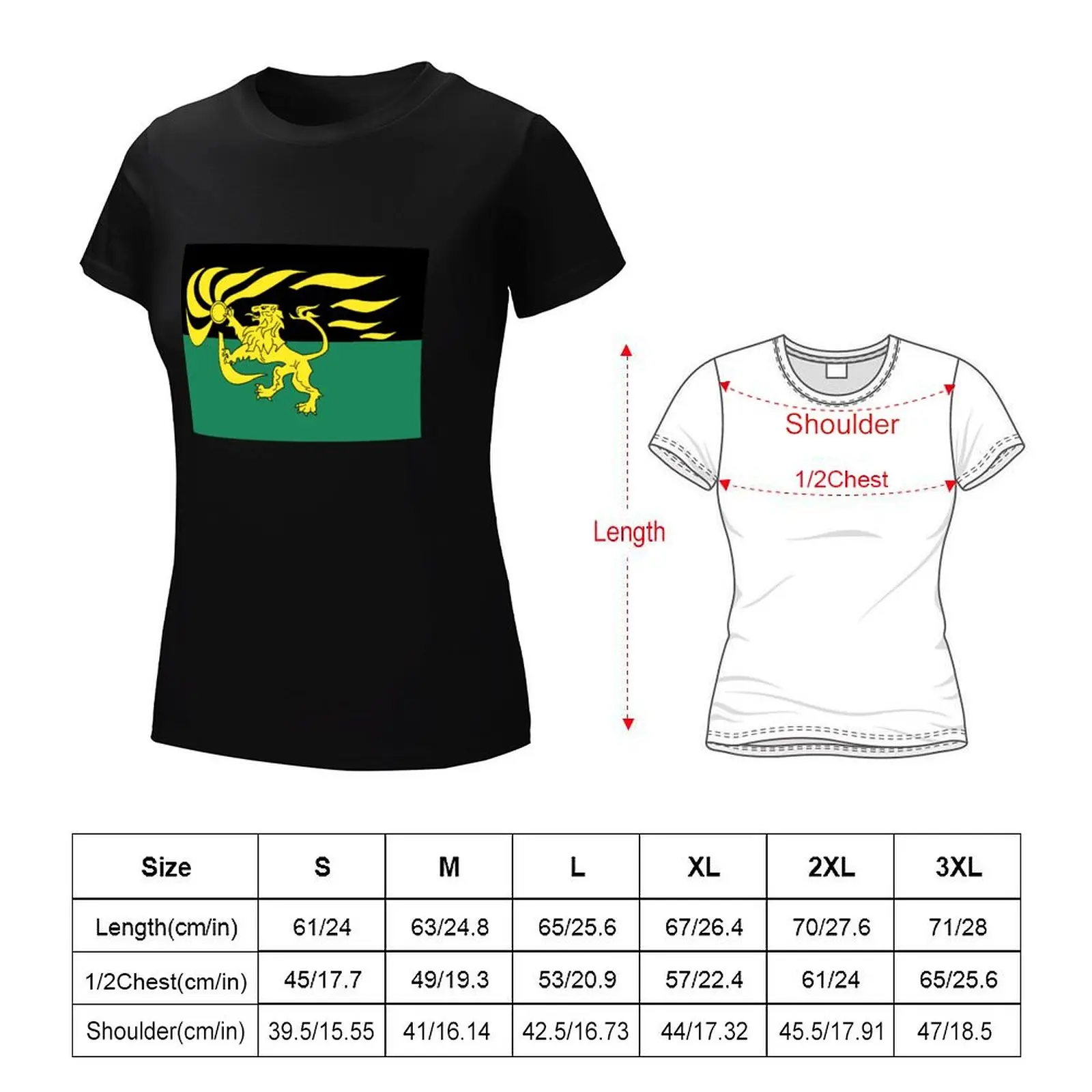 Zamunda Vlag T-Shirt T-Shirt Blouse Grappige Witte T-Shirt Jurk Voor Vrouwen Sexy