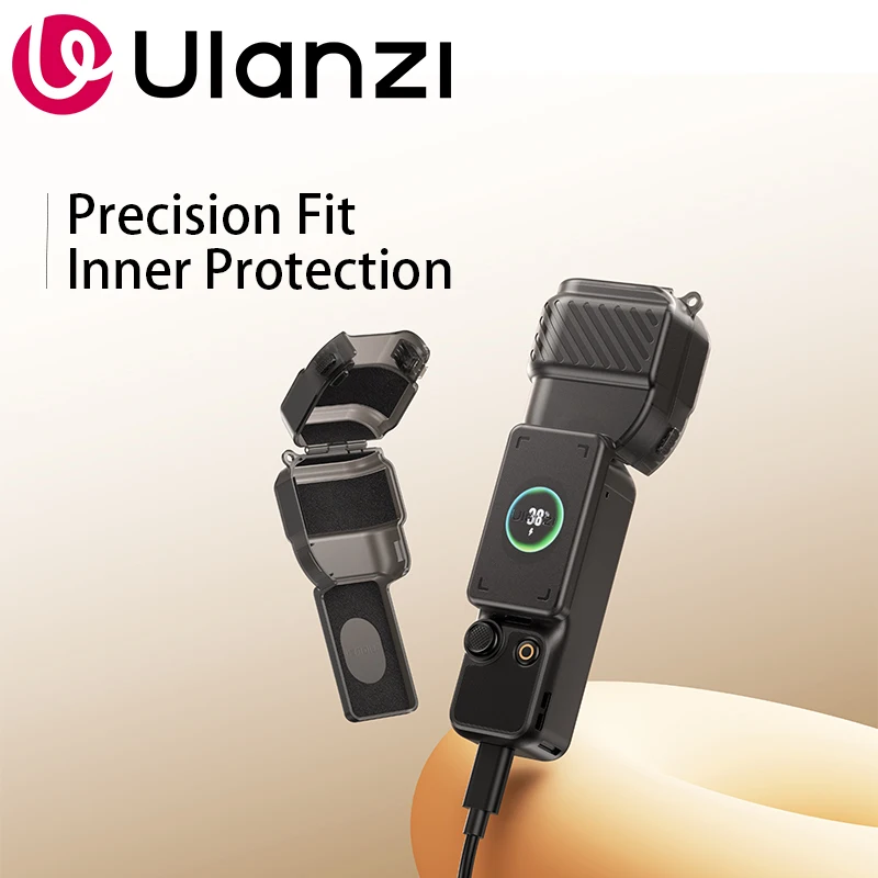 Ulanzi PK18 Gimbal Protective Cover Compatible with DJI Osmo Pocket 4 Easily Use for Vlog Filming Outdoor Shooting  Travel