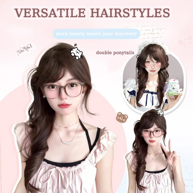 باروكة شعر صناعية متموجة على شكل ذيل حصان مع مشبك مخلب بطول 18 بوصة وصلات ذيل حصان مموجة قطعة شعر للفتيات تصفيفة شعر لطيفة للاستخدام